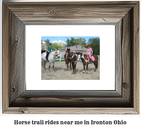 horse trail rides near me in Ironton, Ohio